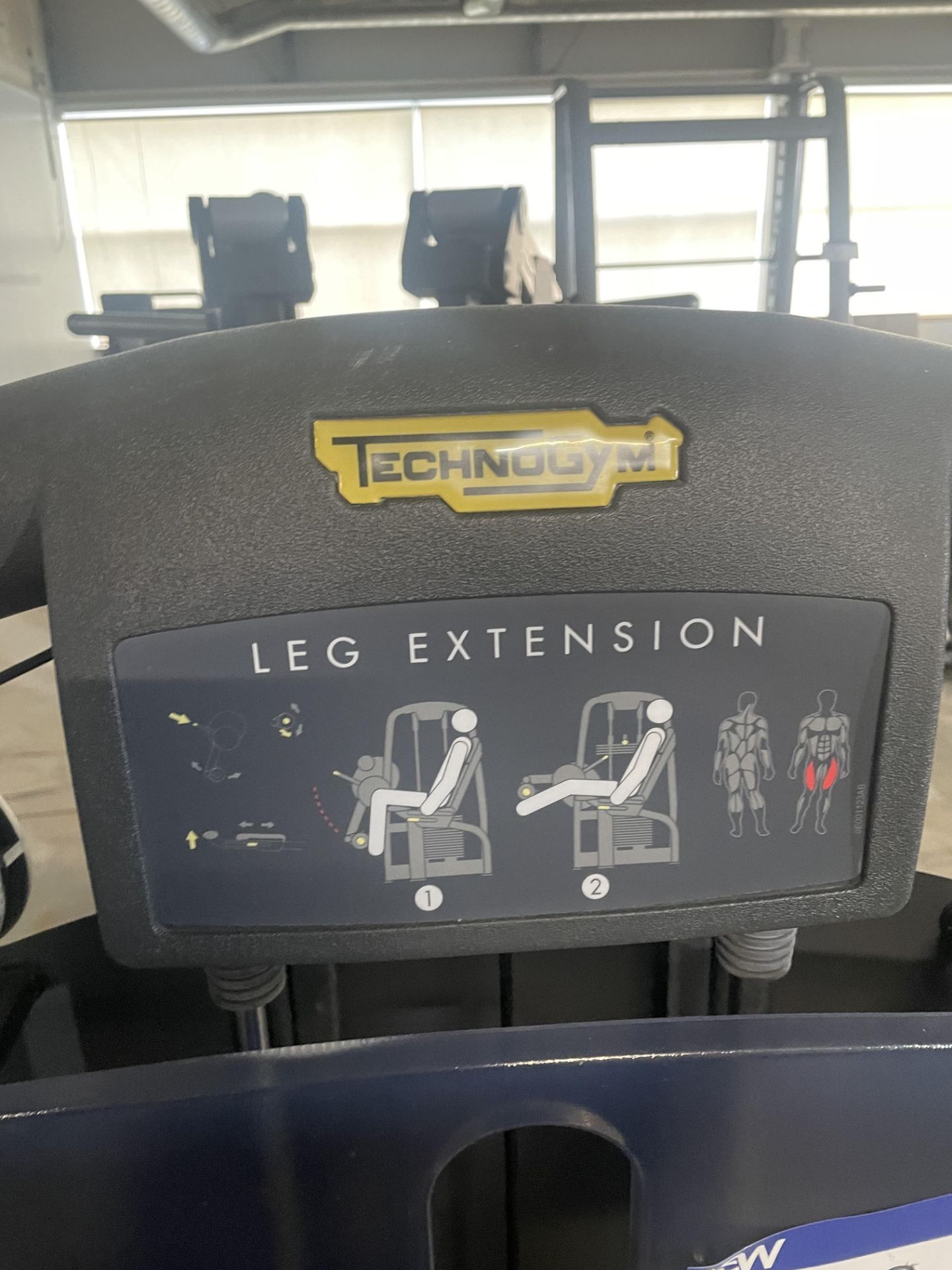 Technogym Leg Extension Machine - Image 7 of 7