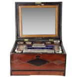 19th C English Fitted Travelling Box