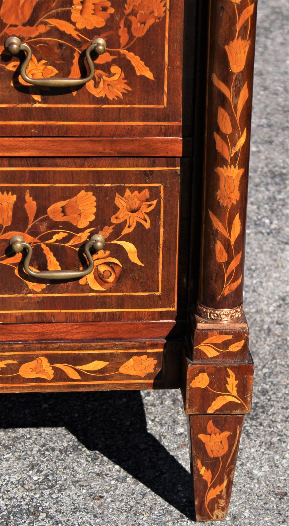 Antique Marquetry High Chest - Image 8 of 17