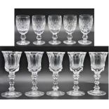 (10) Waterford Crystal Cordials