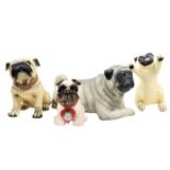 (4) Collection of Pugs