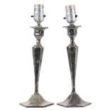 Pair of Silver Lamps