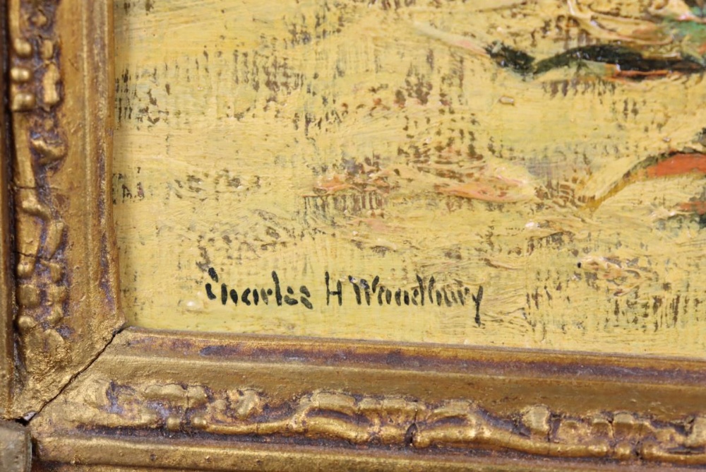 Charles Woodbury (1864-1940) American Oil on Board - Image 4 of 6