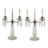 Likely Baccarat Electrified Crystal Candlesticks