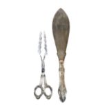 (2) Pcs. Server & Sterling Pastry Tong