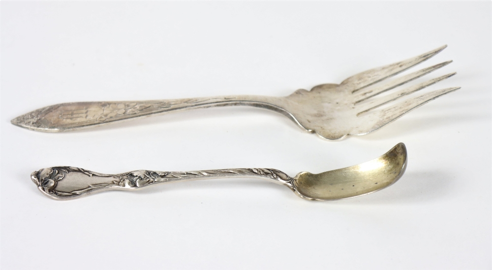 (2) Pcs. of Sterling Silver Service, 2.7 OZT. - Image 4 of 9