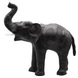 Black Elephant Figure