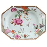 18th C Chinese Export Famille Decorated Platter