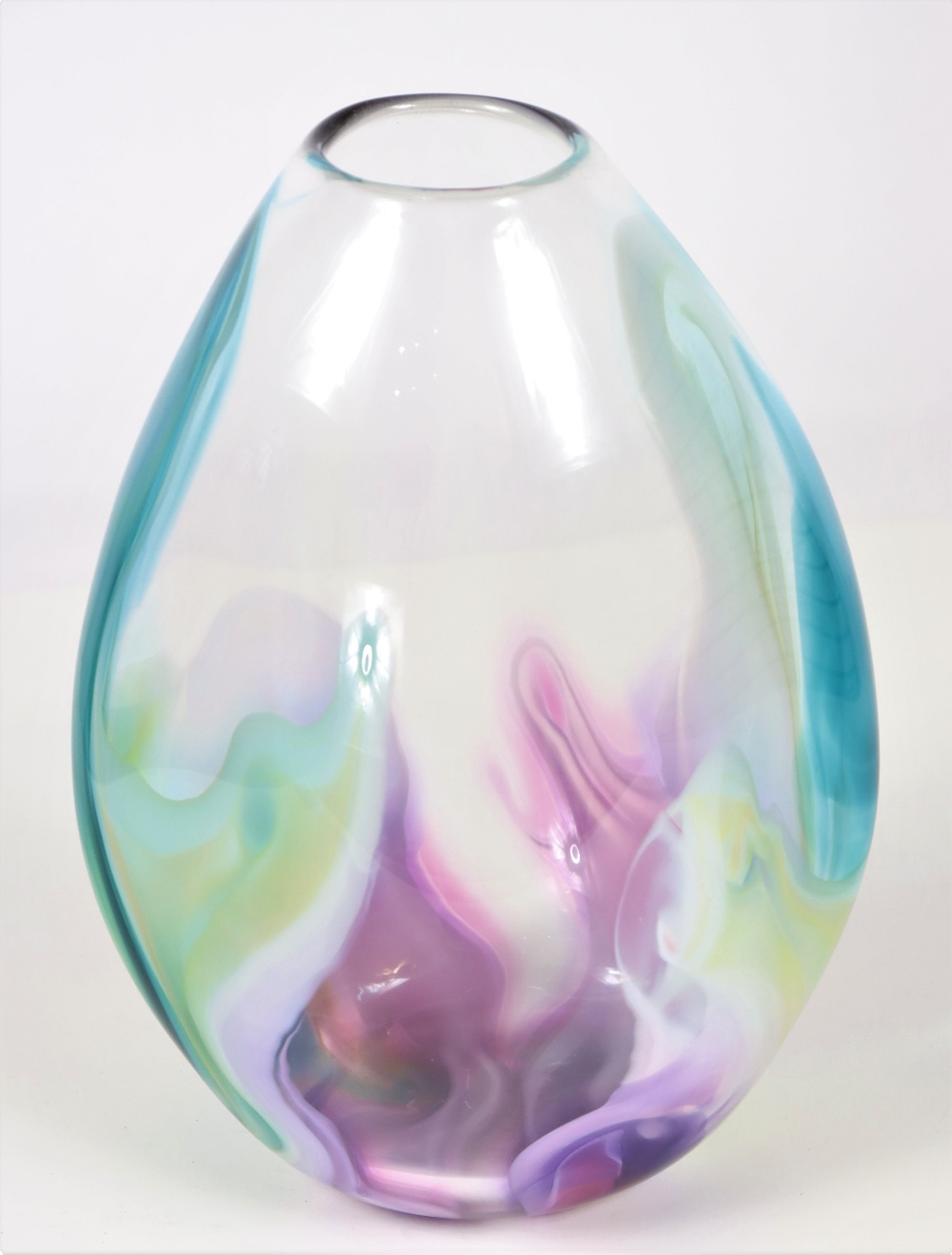 Signed Art Glass Vase - Image 11 of 11