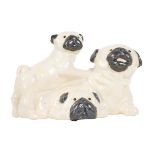 Ceramic Trio of Pugs