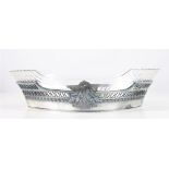 German Silver Plated Centerpiece w/ Glass Insert