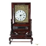 Rare Chinese Rosewood Qing Dynasty Clock