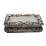 Sterling Silver Decorative Snuff Box, 5.3 OZT.