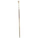 Gold Plated and Mother of Pearl Cane
