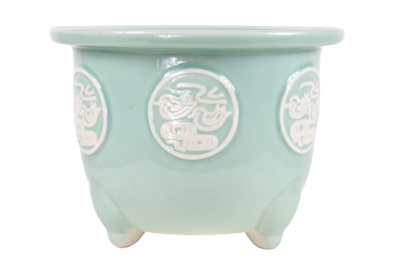 (3) Japanese Porcelain Cache Pots - Image 9 of 13