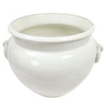 Large Ceramic Handled Pot