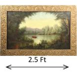 19th C. California Landscape, Signed Anne Crocker