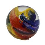 Jim Karg Art Glass Paperweight