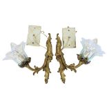 Pair of French Gilt Sconces