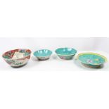 4 Chinese Hand Painted Bowls