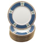 (11) Mikasa Bone China Dinner Plates