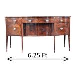 18th C New York State Serpentine-Front Sideboard