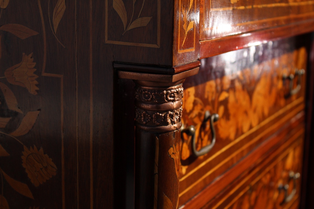 Antique Marquetry High Chest - Image 12 of 17