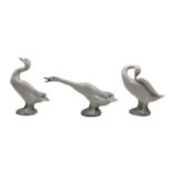 Group of (3) Lladro Ducks