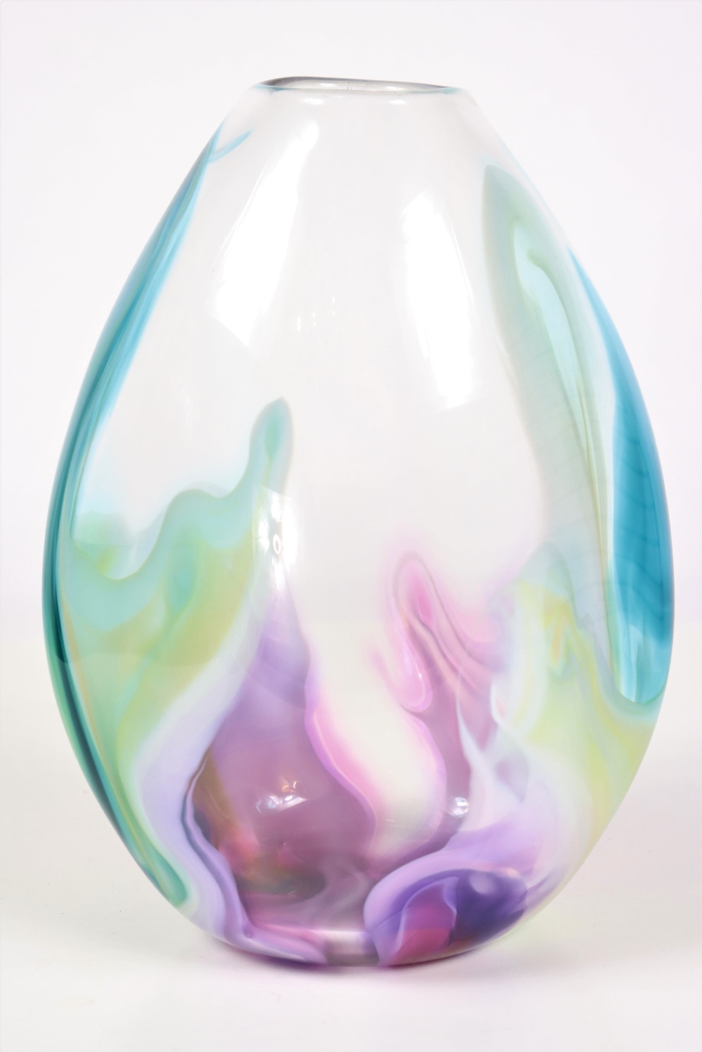 Signed Art Glass Vase - Image 10 of 11