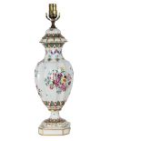 Antique French Samson Porcelain Lamp