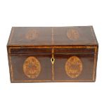 Inlaid English Tea Caddy