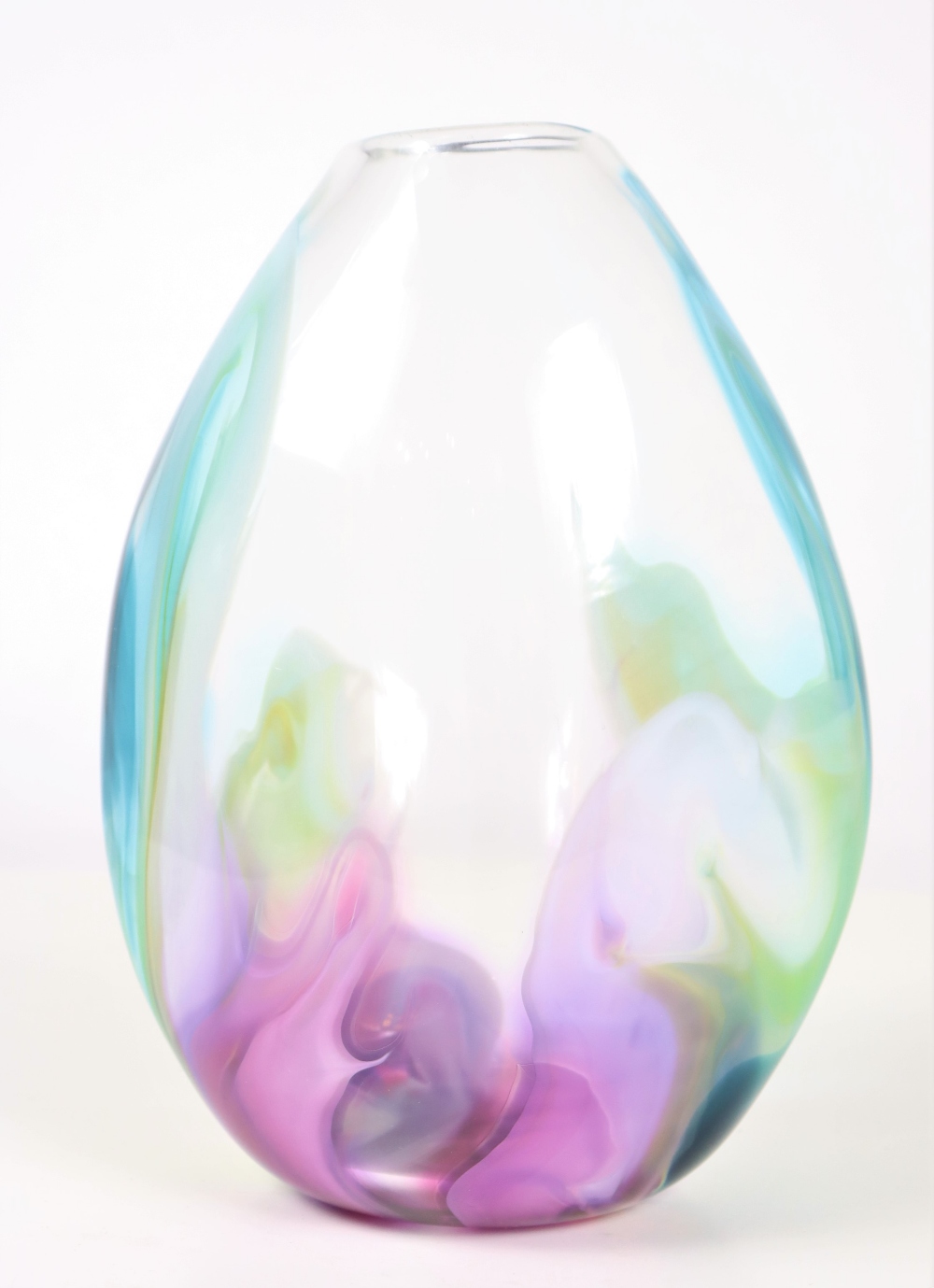 Signed Art Glass Vase - Image 3 of 11