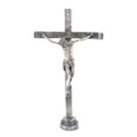 Sterling Silver Crucifix of Jesus, 13.7 ozt