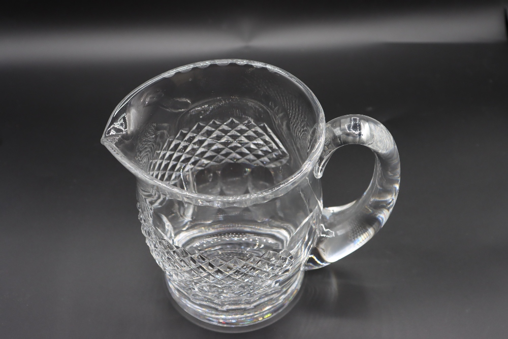 Crystal Diamond Cut Pitcher - Image 2 of 8