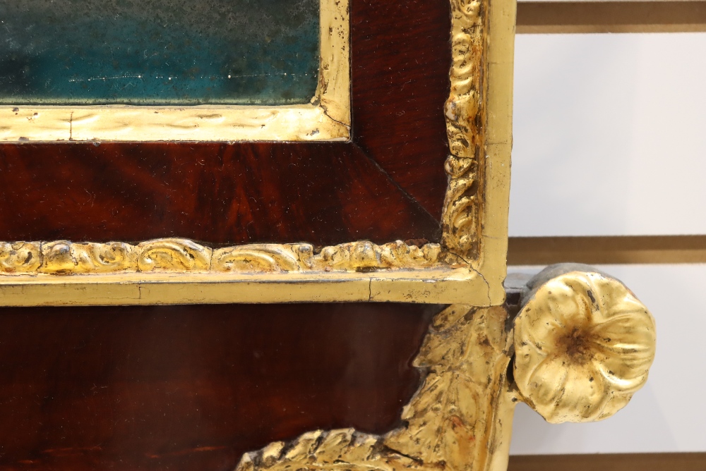 18th C Chippendale Mahogany & Parcel-gilt Mirror - Image 7 of 8