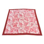 Large Red Toile Quilt