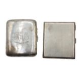 (2) Sterling Cigarette Cases, 6.5 OZT.