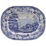 Hertfordshire Blue & White Platter