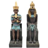 Pair of Egyptian Style Figural Book Ends
