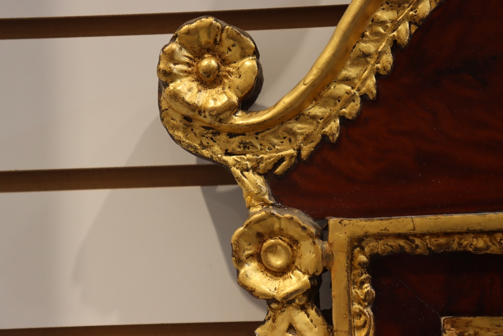 18th C Chippendale Mahogany & Parcel-gilt Mirror - Image 4 of 8