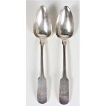 Antique Irish Sterling Silver Spoons, 5.7 ozt.