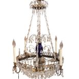 Rare French Baccarat Chandelier