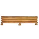 Brass Footed Fireplace Fender