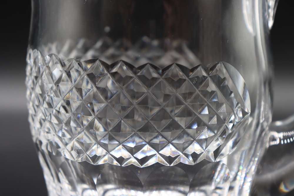 Crystal Diamond Cut Pitcher - Image 3 of 8