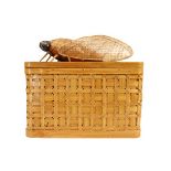 Woven Wood Locust Box