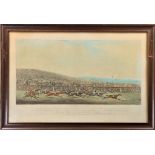 Epsom Races 19th C Colored Engraving