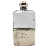 Sterling and Glass Perfume Bottle