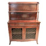 Antique Mahogany Chiffonier Cabinet