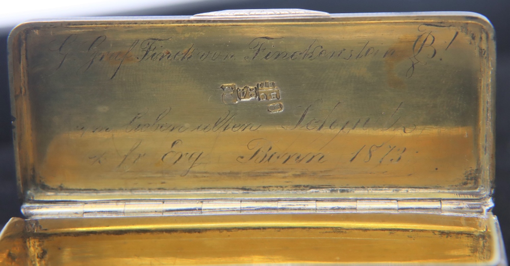 Russian Pre-Revolution Nielo Silver Box "84" - Image 4 of 6