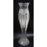 Large Cut Glass Vase